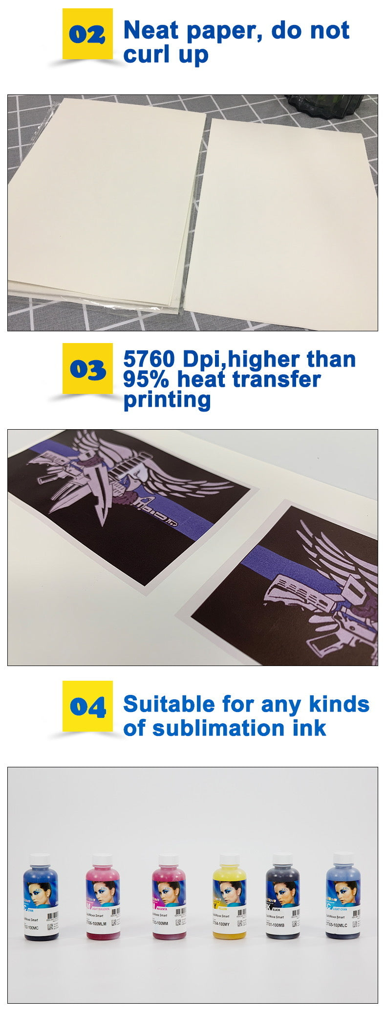 High Quality A4 Sublimation Paper