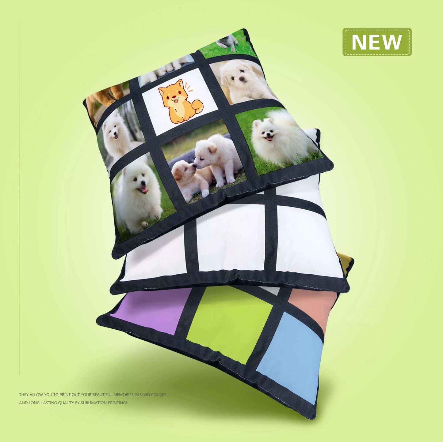 9 Panel Pillow Case
