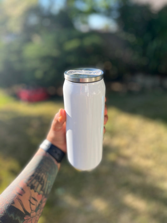Can Cola Stainless Steel with lid.