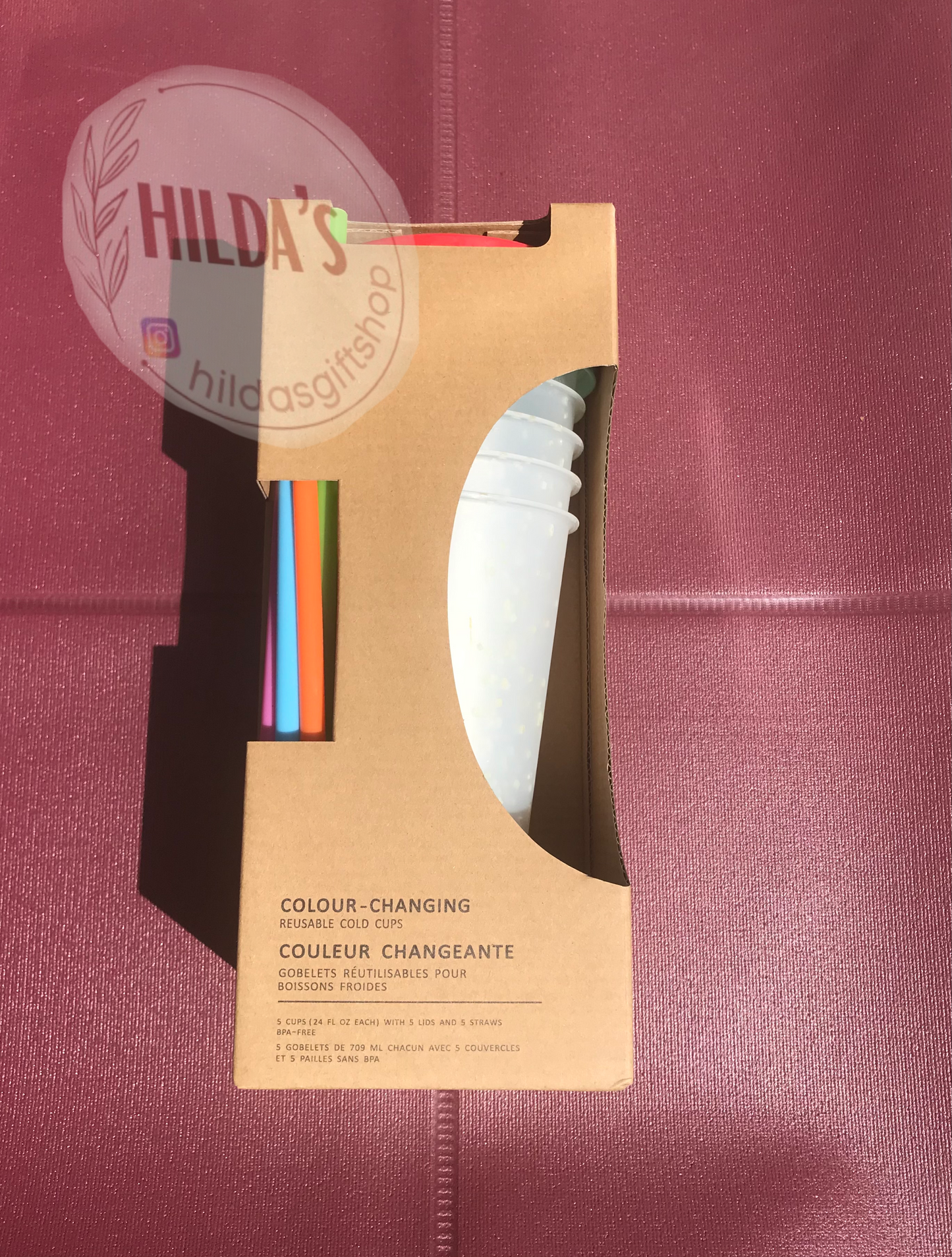 Color Changing Customizable Cold Cups