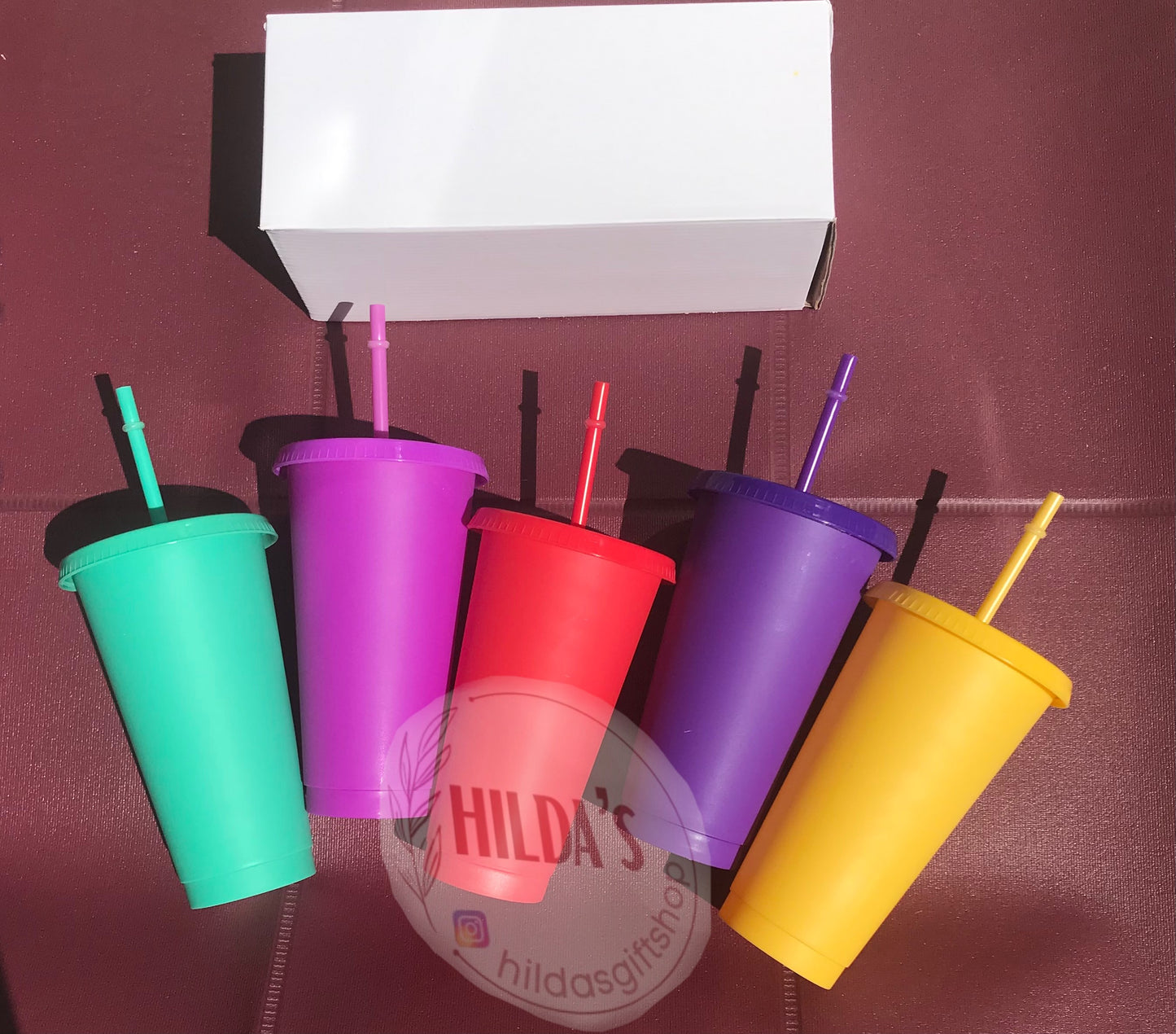 Customizable Reusable Cold Cups 24 ounces