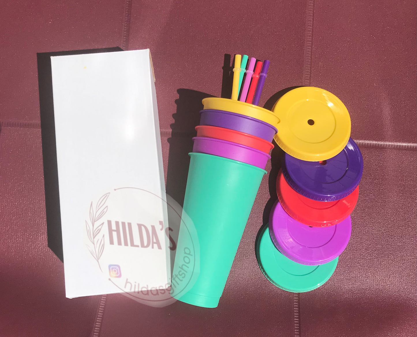 Customizable Reusable Cold Cups 24 ounces
