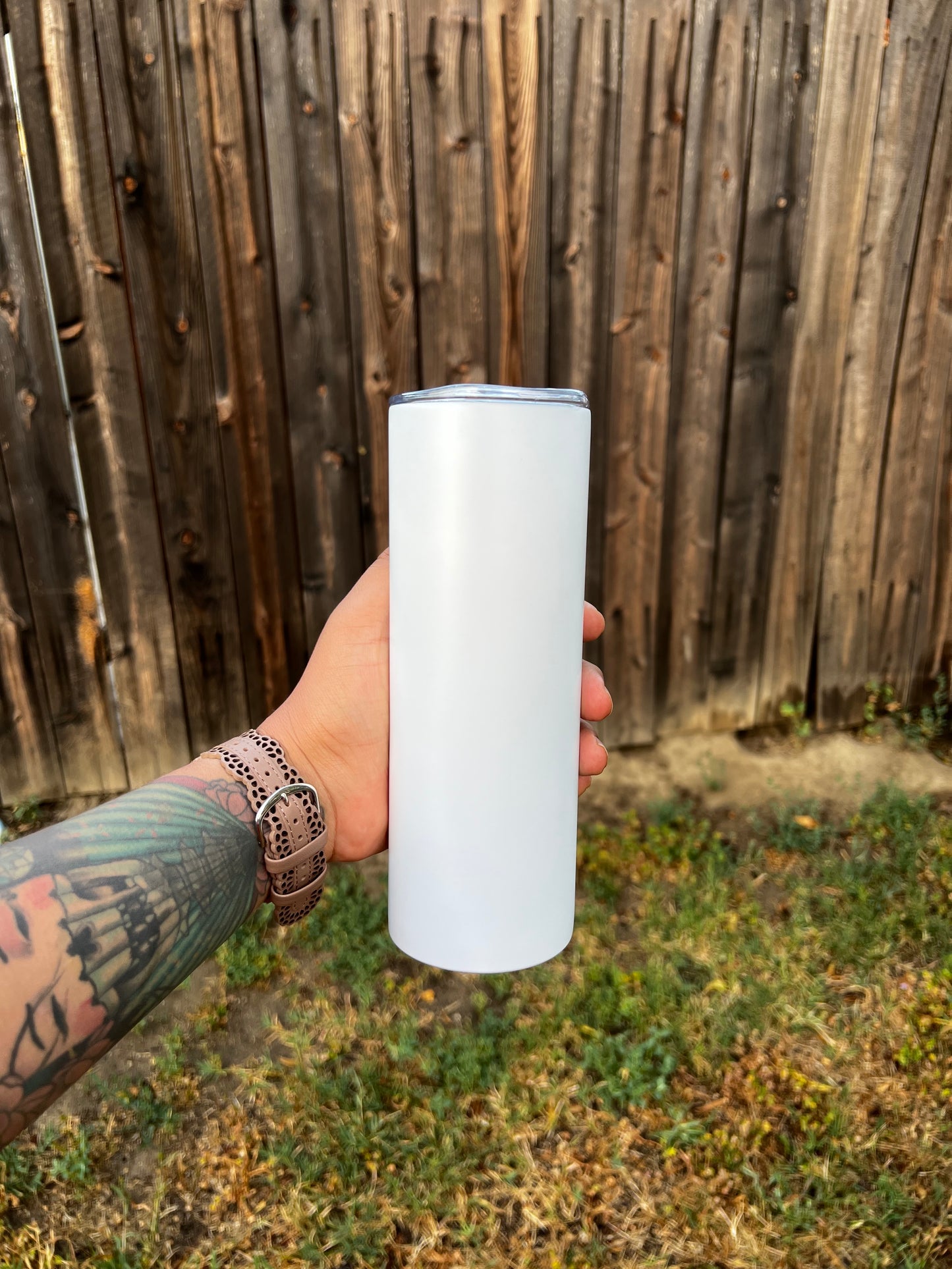 MATTE White 20oz Sublimation Ready Tumbler