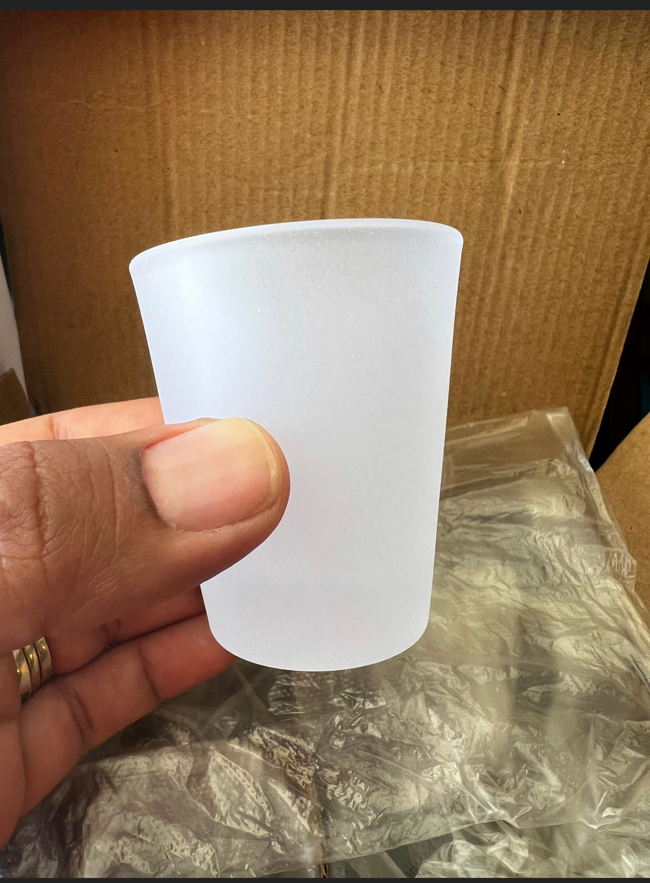 Frosted Shot Glass for Sublimation