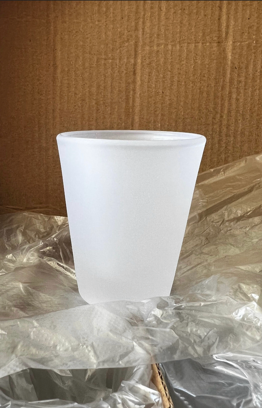 Frosted Shot Glass for Sublimation