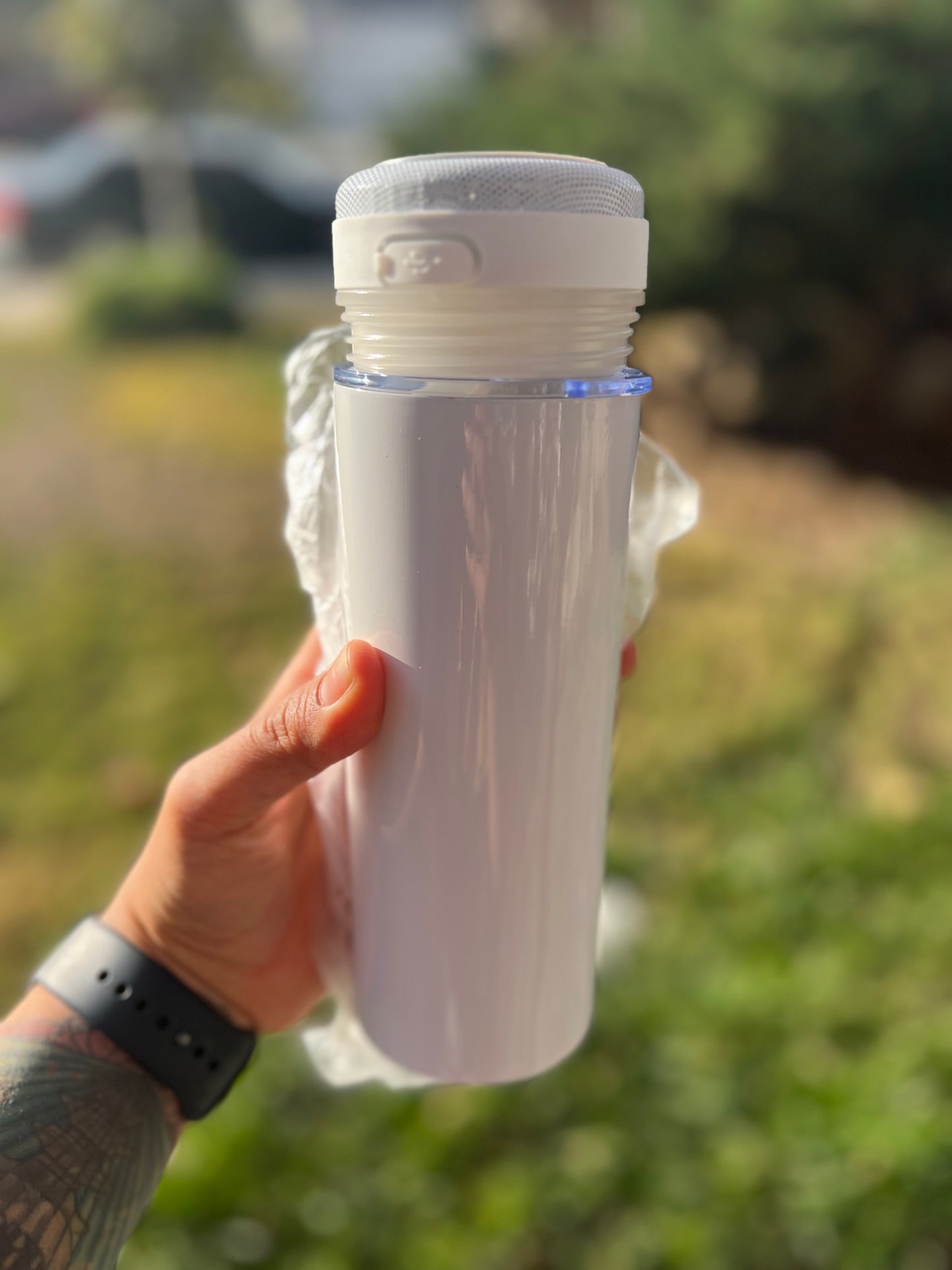 20oz Bluetooth Speaker Tumbler