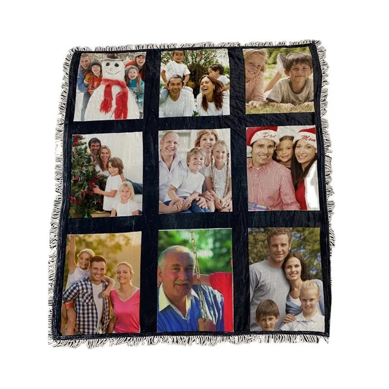 Sublimation Blank 9-Panel SubliThrow Blanket 