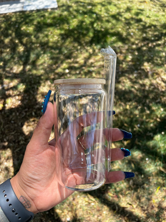 12oz Glass Can Clear